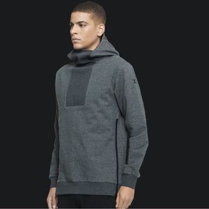 Mens Med Gray Pullover Hoodie by THE NORWEGIAN ORIGINAL ONEPIECE